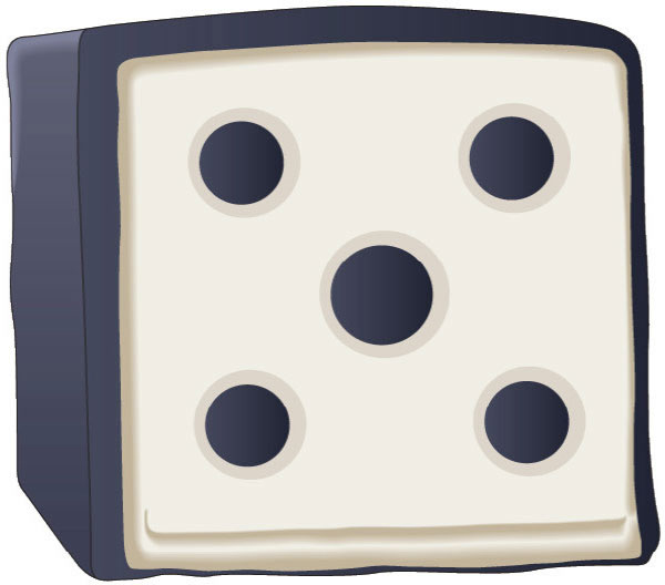 Layered, cube-style target Layered, cube-style target