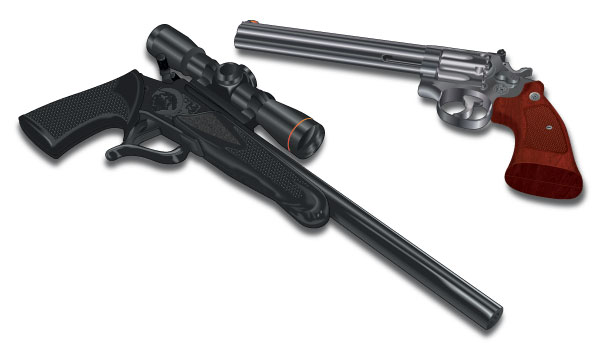Handguns for recreational use