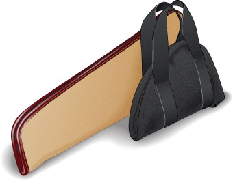 Padded, soft-sided handgun case