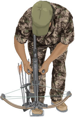 Crossbow cocking harness